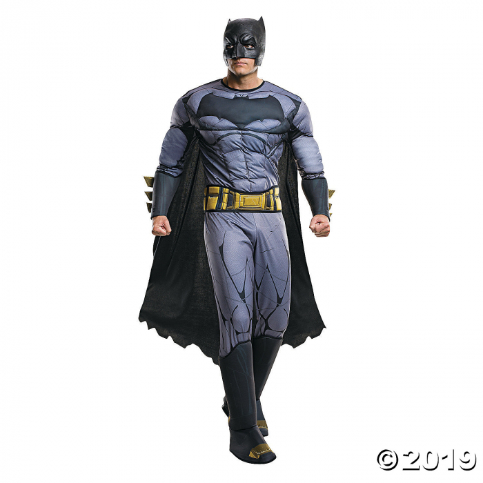 Men's Deluxe Batman v. Superman: Dawn of Justice Batman Costume - Standard (1 Piece(s))