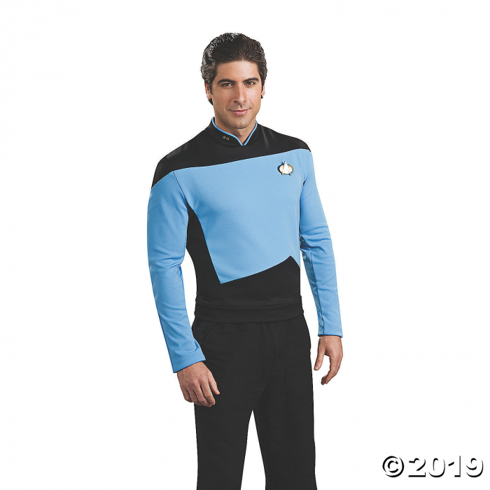 Men's Deluxe Star Trek: The New Generation Science Uniform Costume - Small (1 Piece(s))