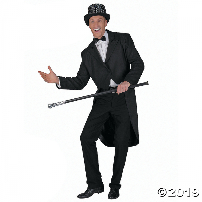 Men's Black Tailcoat Costume - Large (1 Piece(s)) Men's Black Tailcoat Costume - Large (1 Piece(s))