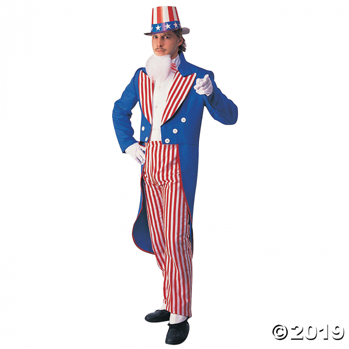 Men's Uncle Sam Costume - Small (1 Set(s))
