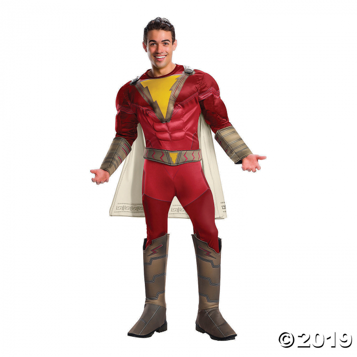Men's Shazam! Deluxe Shazam Costume - Standard (1 Piece(s))