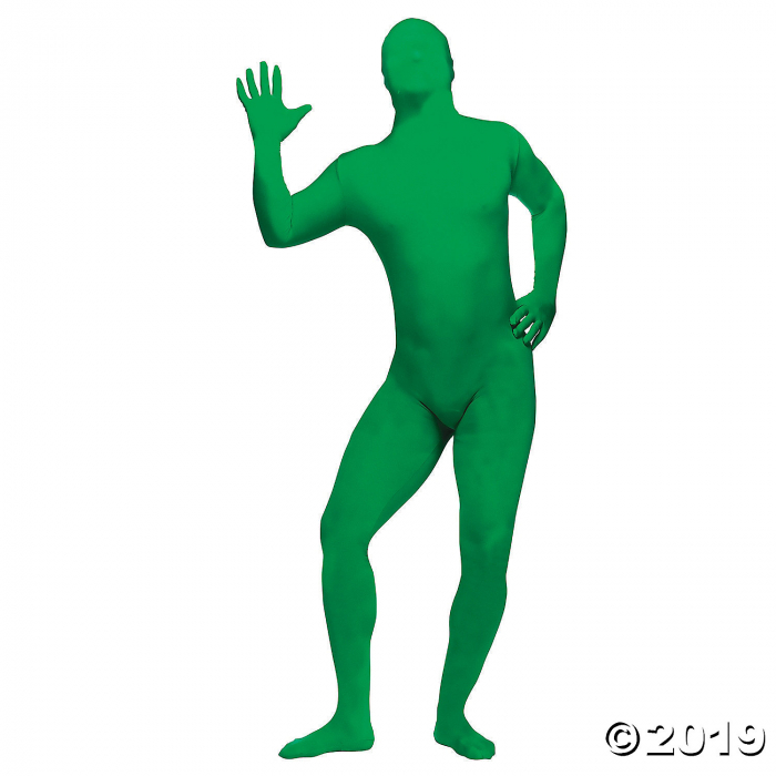 Adult's Plus Size Green Skin Suit Costume - 3XL