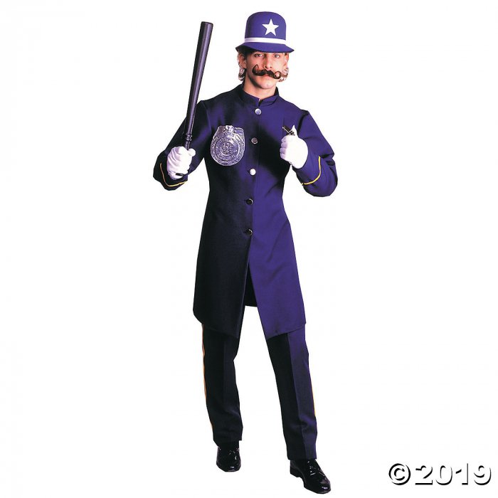 Men's Blue Keystone Cop Costume - Large (1 Set(s))