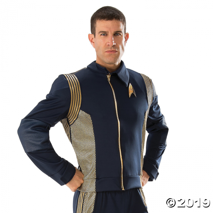 Men's Star Trek: Discovery Gold Command Uniform Costume - Extra Large (1 Piece(s))