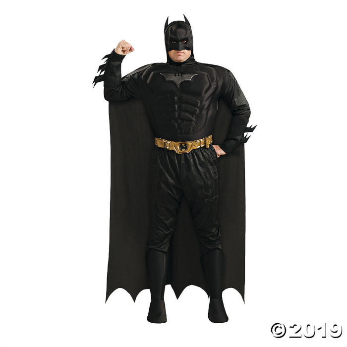 Men's Deluxe Muscle Chest Batman Costume (1 Set(s))