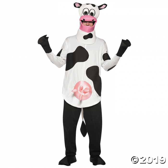 Adult's Cow Costume (1 Piece(s)) Adult's Cow Costume (1 Piece(s))