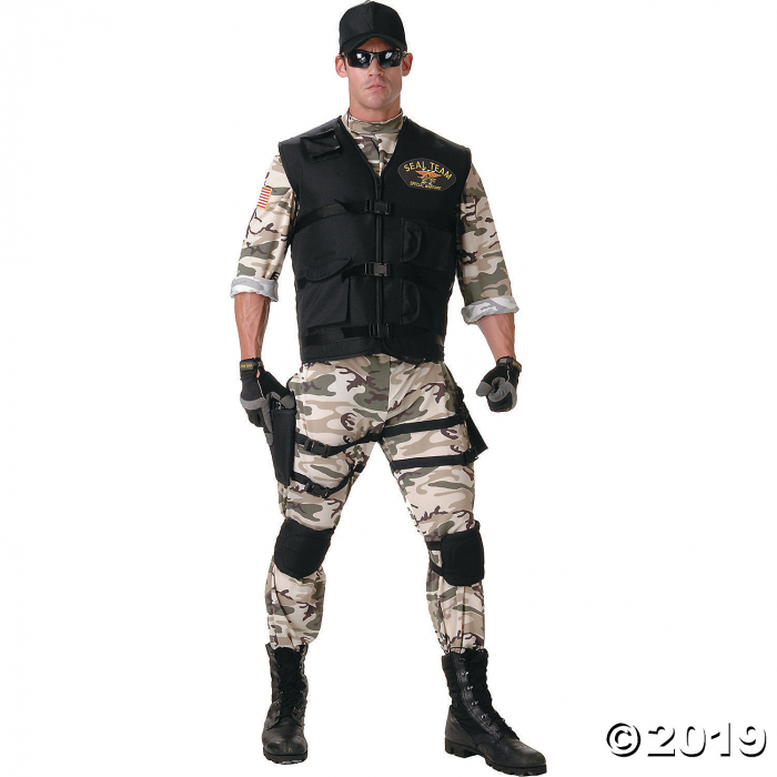 Men's Seal Team Costume (1 Set(s)) Men's Seal Team Costume (1 Set(s))