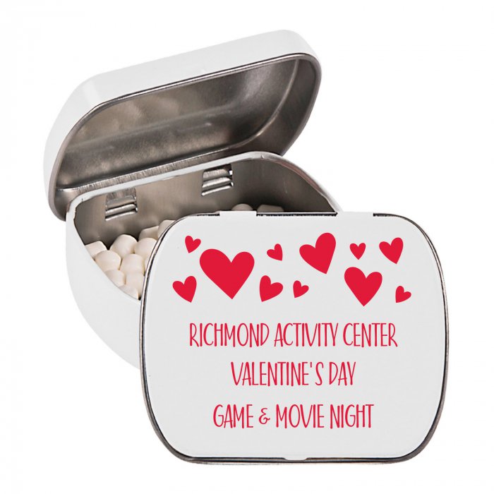 Personalized Valentine's Day Mint Candy Tins (24 Piece(s))