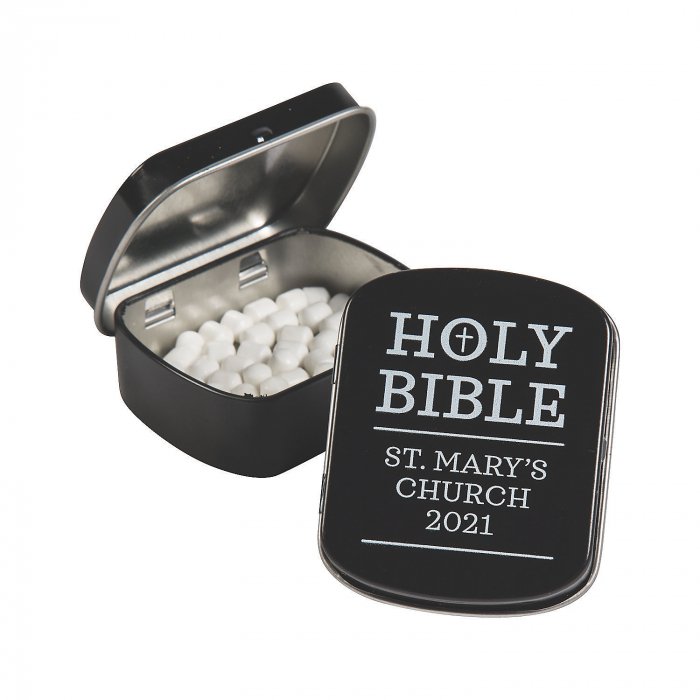 Personalized Bible Mint Tins (24 Piece(s))