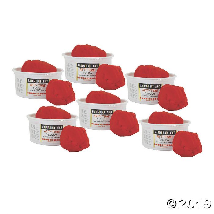 Sargent Art® Art-Time® Dough, Red, 6 lb (6 lb(s))