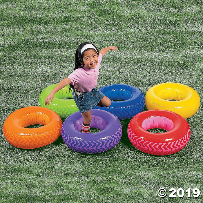 Inflatable Obstacle Course Tire Game (1 Set(s))