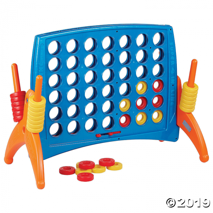 ECR4Kids Junior 4-to-Score Giant Game Set - Primary Colors (1 Unit(s))