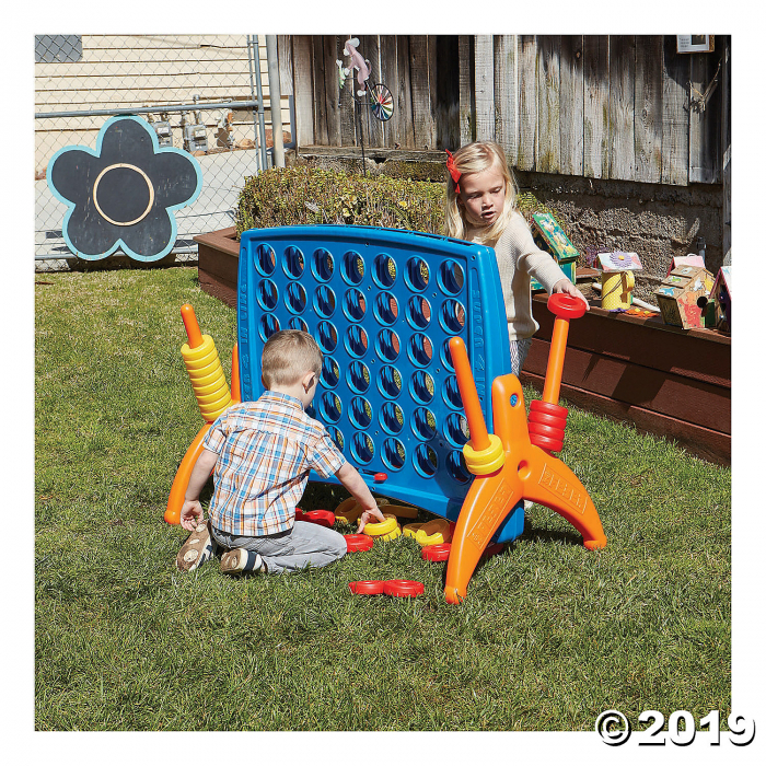 ECR4Kids Junior 4-to-Score Giant Game Set - Primary Colors (1 Unit(s))