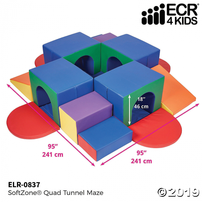 ECR4Kids Softzone Climber - Crawling Tunnel Maze (1 Unit(s))