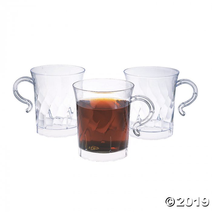Elegance Clear Coffee Cups (10 Piece(s))