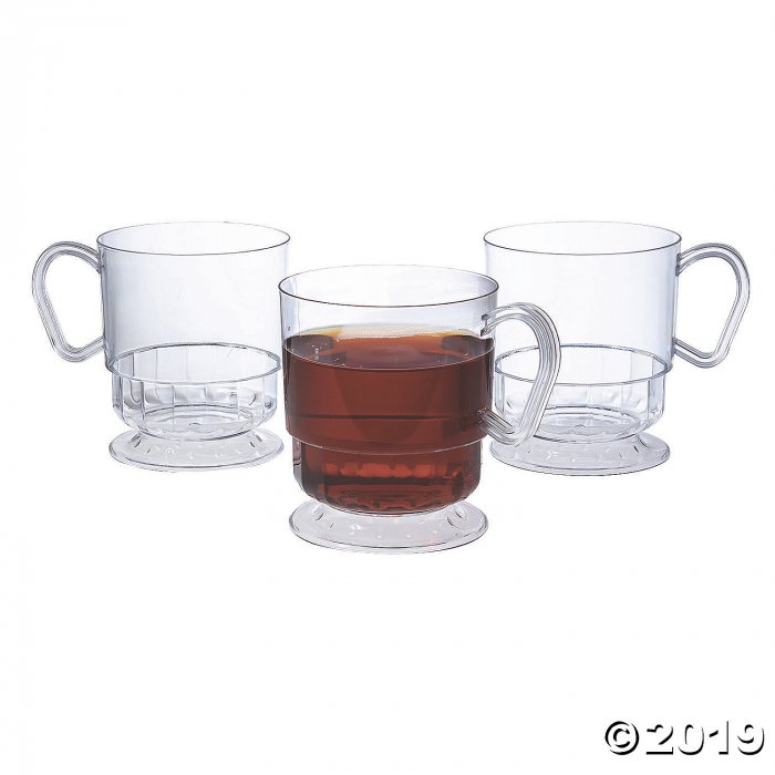 Deluxe Clear Coffee Cups (10 Piece(s))