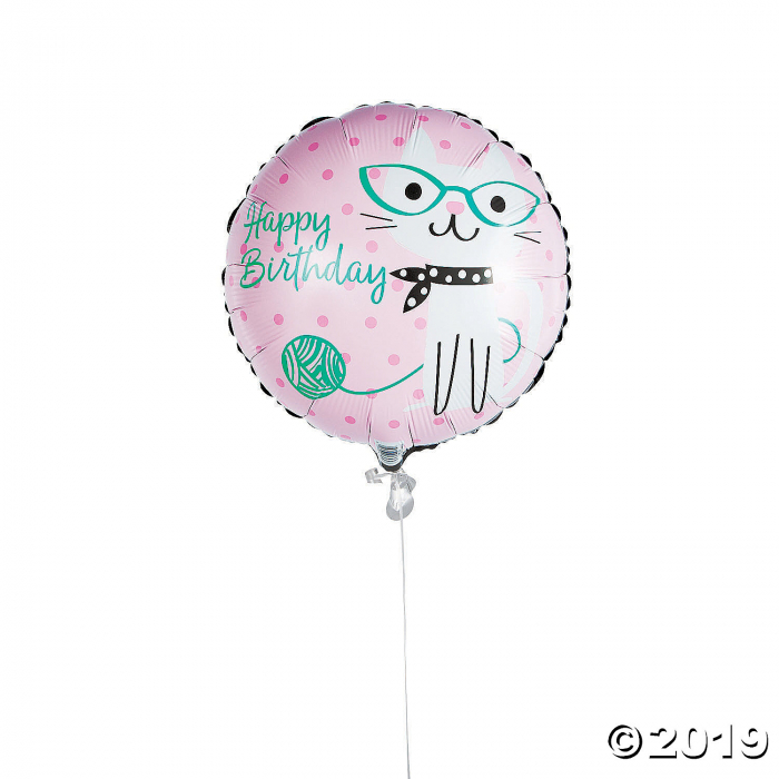 Purr-Fect Party Mylar Balloon (1 Piece(s))