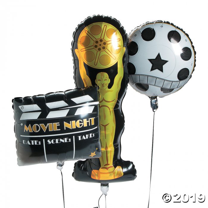Movie Night Mylar Balloons (1 Set(s))