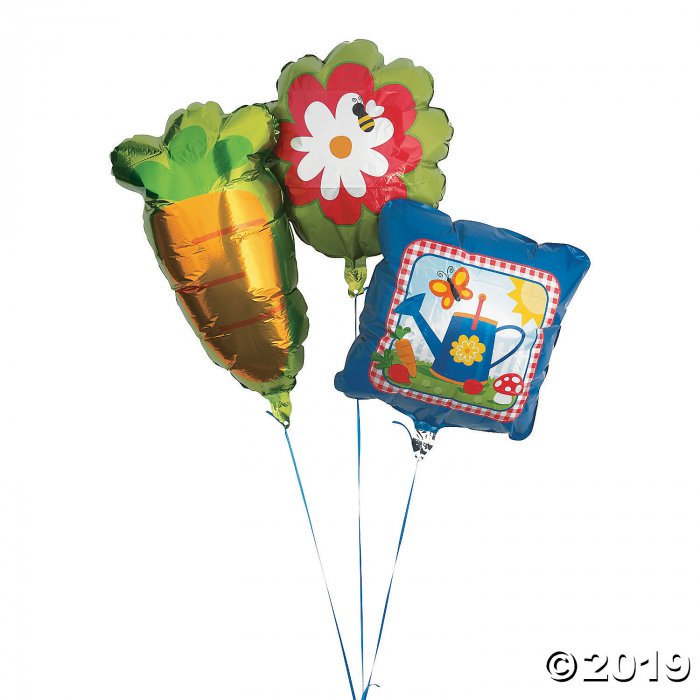 Garden Party Mylar Balloons (1 Set(s))