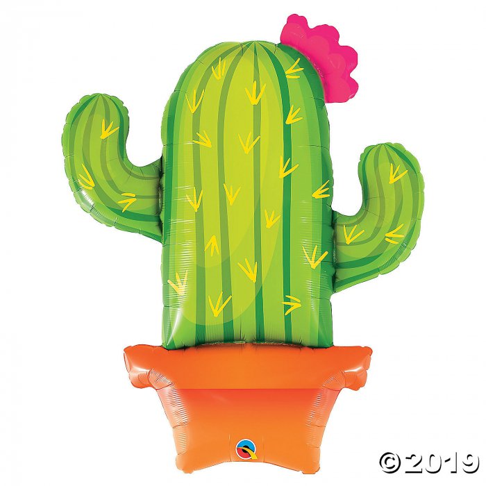 Potted Cactus Mylar Balloon (1 Piece(s))