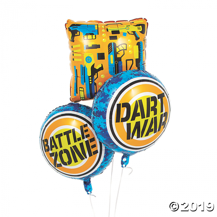 Dart Battle Mylar Balloon Set (1 Set(s)) Dart Battle Mylar Balloon Set (1 Set(s))