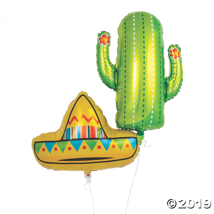 Fiesta Mylar Balloons (1 Set(s))