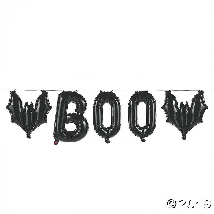 Boo Bat Mylar Balloon Garland (1 Piece(s))