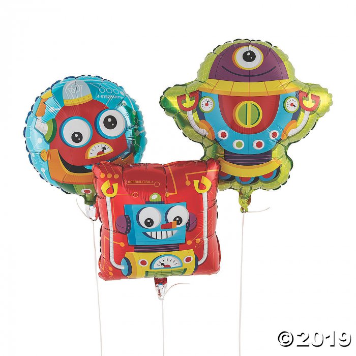 Robot Party Mylar Balloons (1 Set(s))