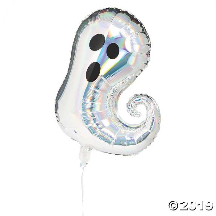 Ghost-Shaped Mylar Balloon (1 Piece(s)) Ghost-Shaped Mylar Balloon (1 Piece(s))