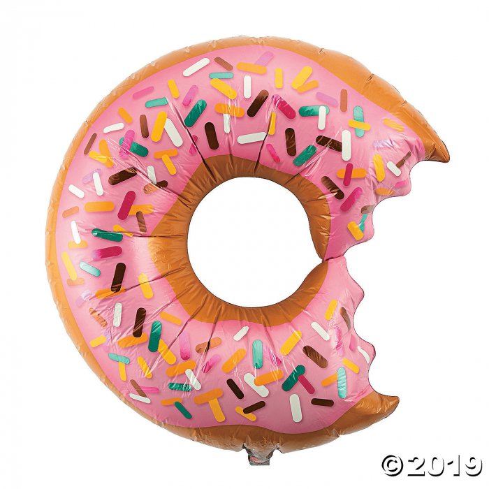 Donut-Shaped Mylar Balloon (1 Piece(s))