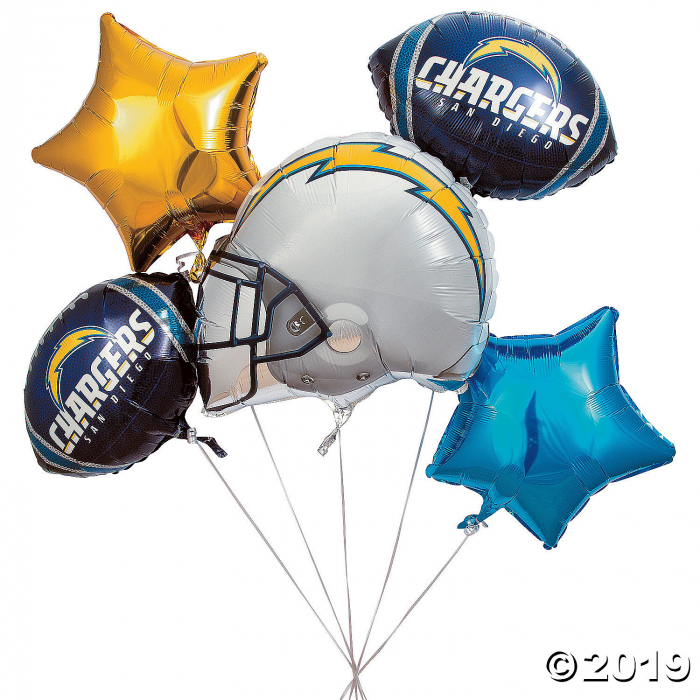 NFL® Los Angeles Chargers Mylar Balloons (1 Set(s))