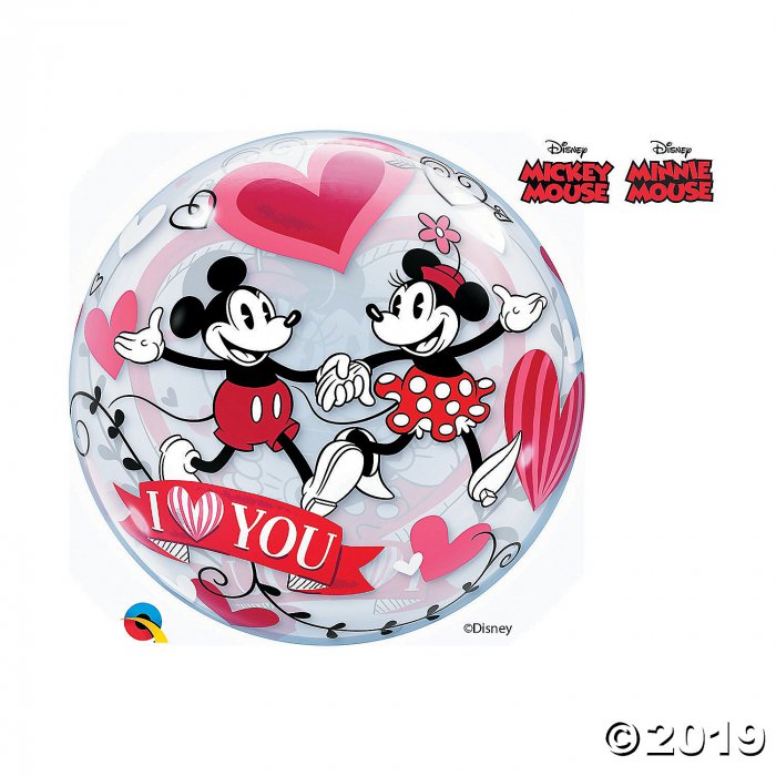 Disney® Mickey & Minnie Love Bubble Mylar Balloon (1 Piece(s))