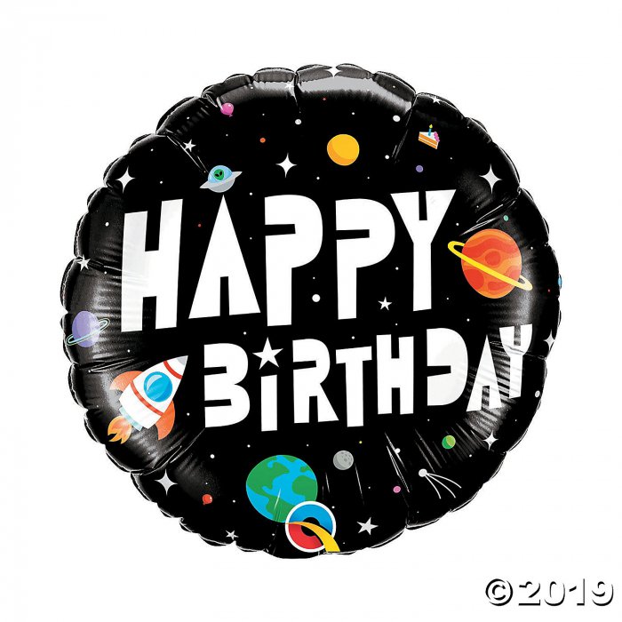 Birthday Astronaut Mylar Balloon (1 Piece(s))