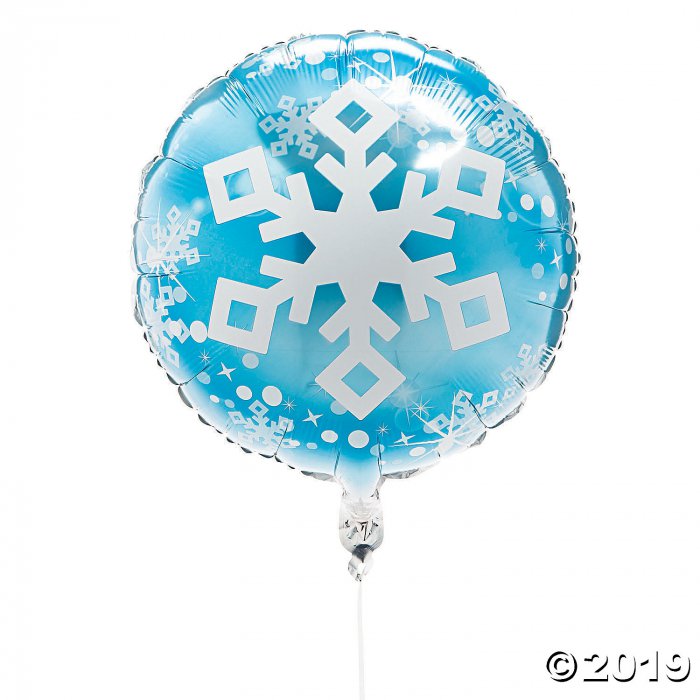 Winter Snowflake Mylar Balloons (1 Piece(s))