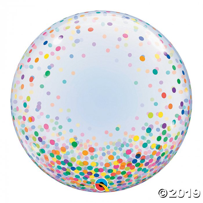 Deco Colorful Confetti Bubble Mylar Balloon (1 Piece(s))