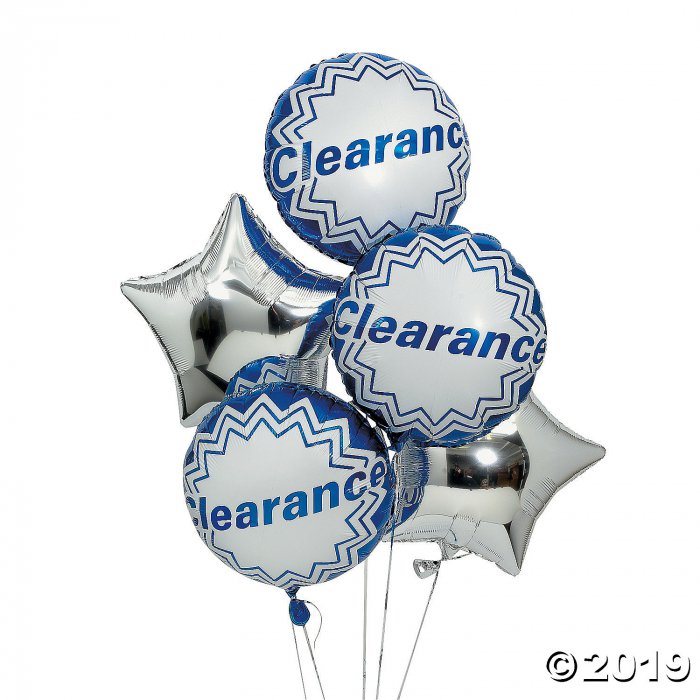 Clearance Mylar Balloons (1 Set(s))