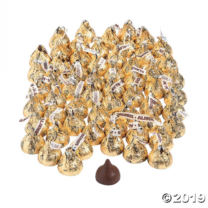 Hershey's® Kisses® 400 Pc. Gold Almond Chocolate Candy (400 Piece(s))