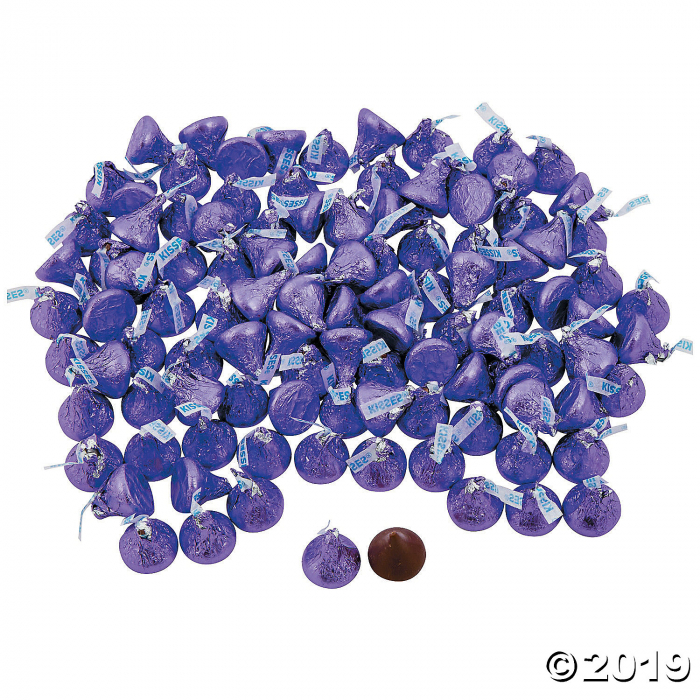 Hershey's® Kisses® 400 Pc. Purple Chocolate Candy (400 Piece(s))