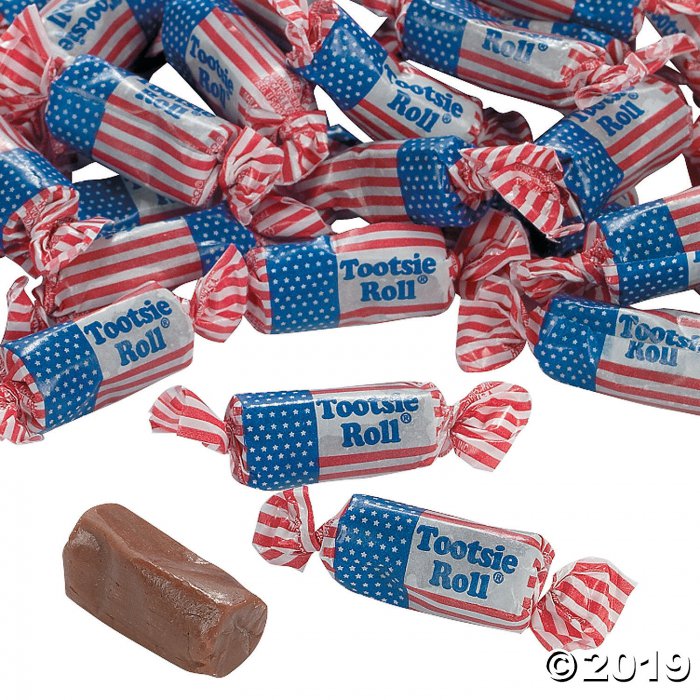 Tootsie Roll® USA Flag Midgees Chocolate Candy (70 Piece(s))