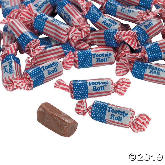 Tootsie Roll® USA Flag Midgees Chocolate Candy (70 Piece(s))