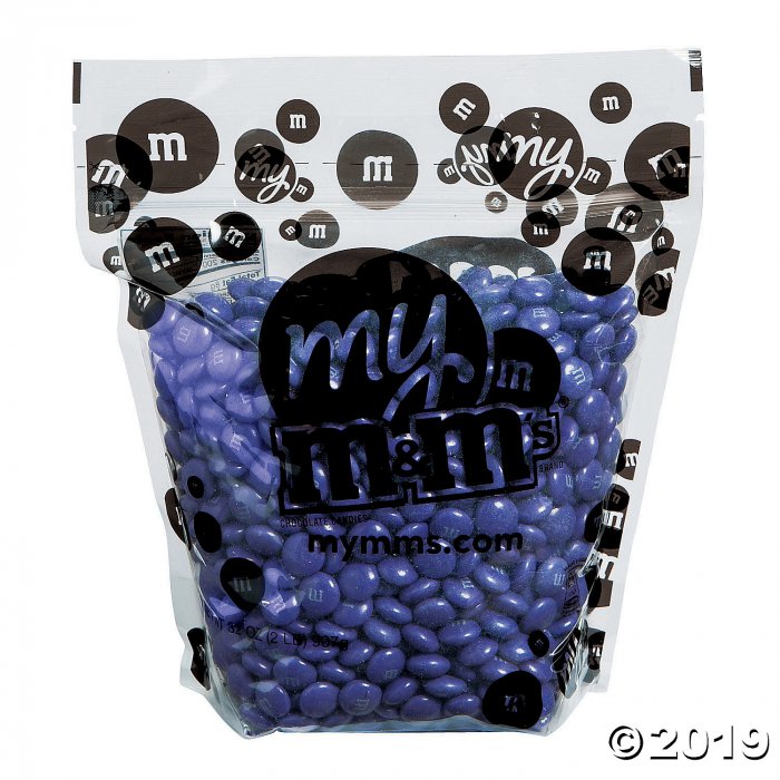 1,000 Pcs Purple & Green M&M's Candy Milk Chocolate (2 lb)