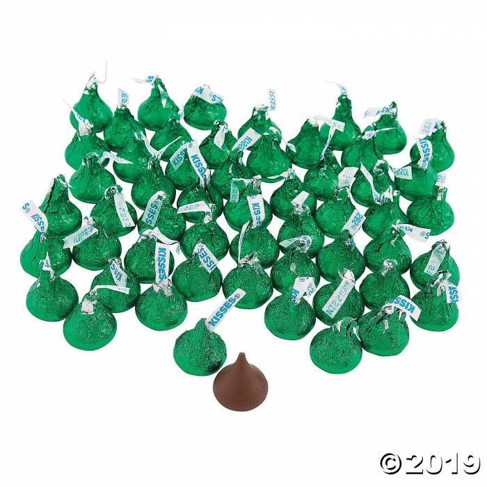 Hershey's® Kisses® 400 Pc. Green Chocolate Candy (400 Piece(s))