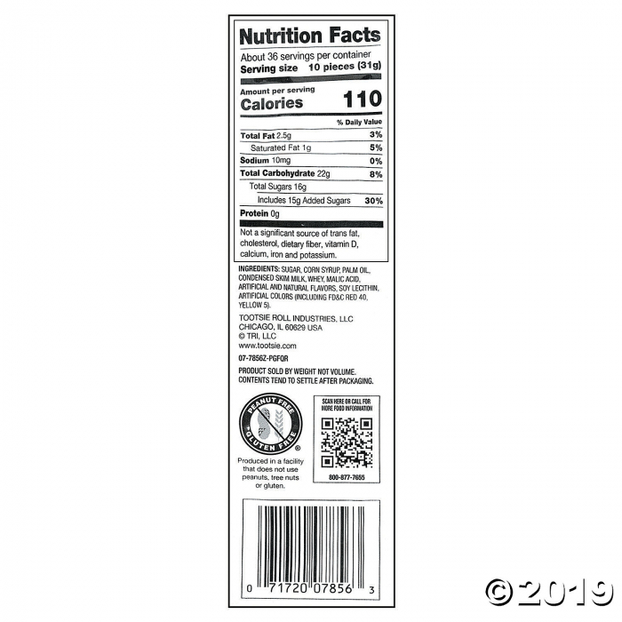 Cherry Limeade Mini Tootsie Roll® Frooties® Chewy Fruit Candy (360 Piece(s))