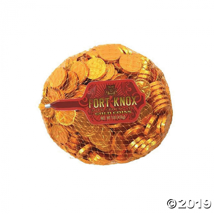 Bulk Fort Knox Large Chocolate Pennies - 6 Bags (480 Piece(s))