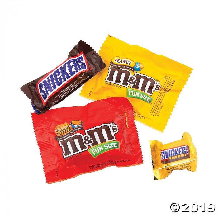 M&M'S & Snickers Peanut & Peanut Butter Lovers Fun Size Halloween