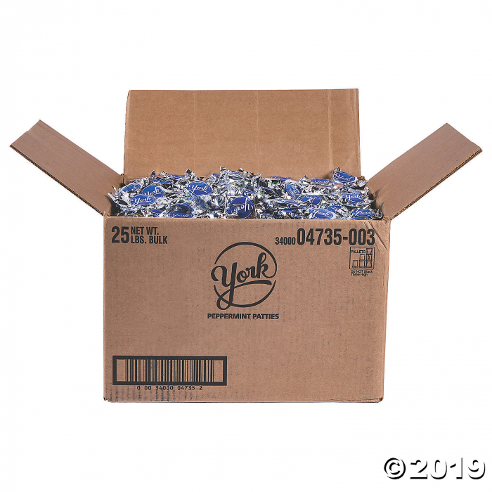 Bulk York Peppermint Patties Miniatures - 25 lbs (750 Piece(s))