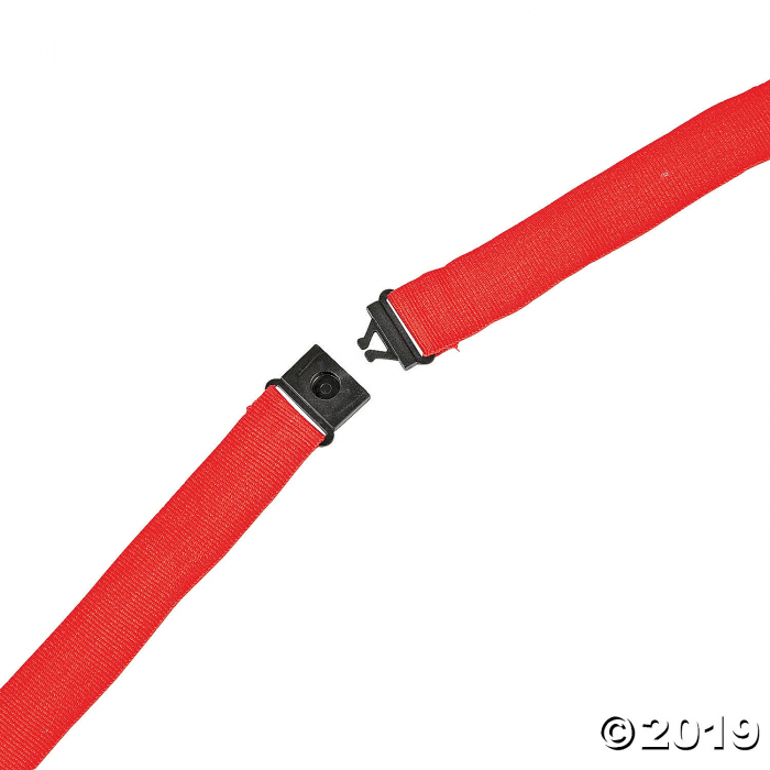 Red Nylon Lanyards (Per Dozen)