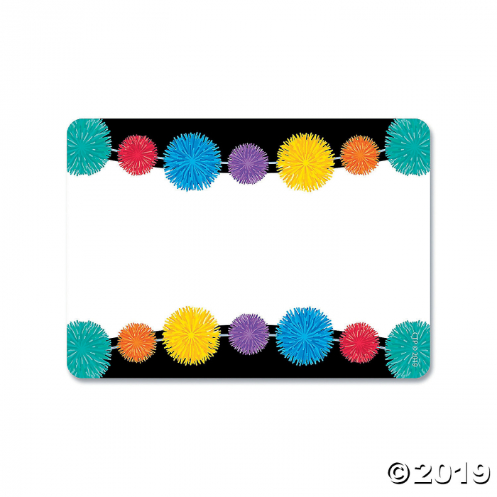 Pom-Pom Name Tags (36 Piece(s))