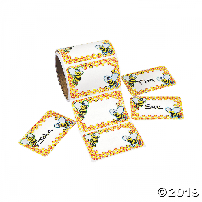 Bumblebee Name Tags/Labels (100 Roll(s))