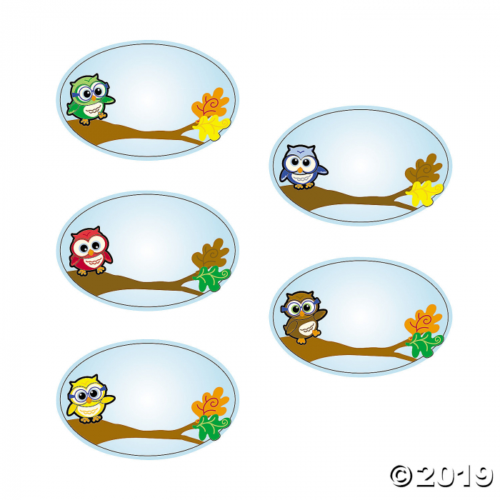 Owl Name Tags/Labels (100 Piece(s))